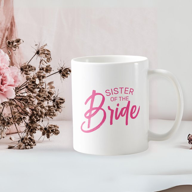 Braut benutzerdefinierter Text Kaffeetasse (Click "Personalize this Template" to easily change or remove text.)