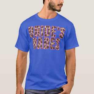 Braut Bräute Leopard Brautjungfer Junggesellinnena T-Shirt