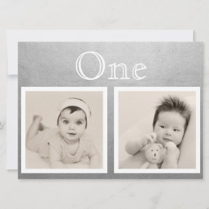 Braut Bräutigam Benutzerdefiniertes Alter Silber T Einladung