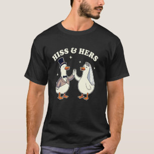Braut & Bräutigam Braut Silly Goose Hochzeit Zisch T-Shirt