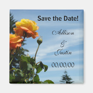 Braut-Bräutigam-Name, der Save the Date Magneten Magnet