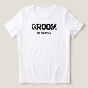 Braut & Bräutigam Personalisierte Verlobung  Tri-Blend Shirt