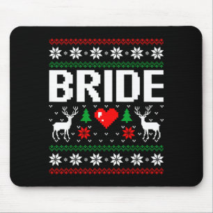 Braut Bräutigam verlobt verheiratetes Paar hässlic Mousepad