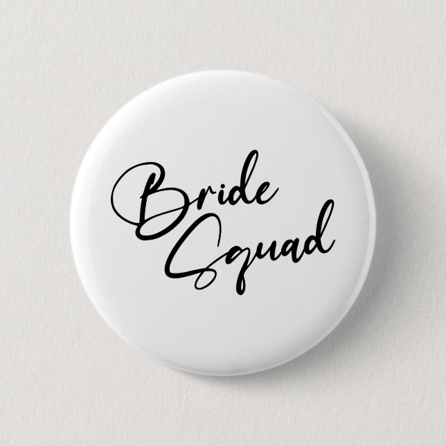 Braut Brautjungfer Braut-Squad Junggesellinnenpart Button (Vorderseite)