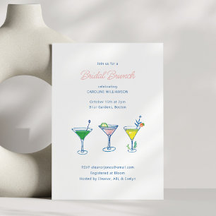 Braut-Brunch-Cocktail-Shower-Feier Mimosa Einladung