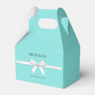 Braut & Co. Baby & Co Türkis & Aquamarine Einladun Geschenkschachtel