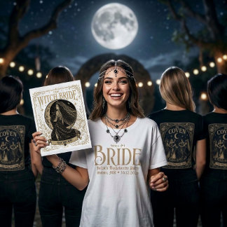 Braut-Coven für individuelle Salem-Hexen-Junggesel T-Shirt