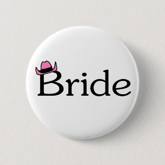 Braut (Cowboyhut) Button