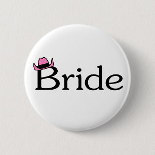 Braut (Cowboyhut) Button