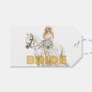 Braut Cowgirl Geschenkanhänger