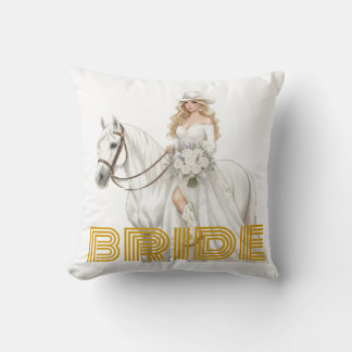Braut Cowgirl Kissen