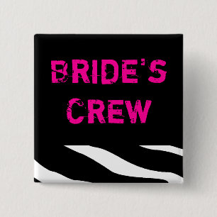 Braut-Crew Button