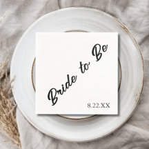 Braut Custom Datum Moderne Hochzeit