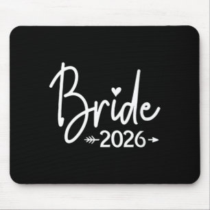 Braut der Frauen est 2026 verheiratet Hochzeit Bra Mousepad
