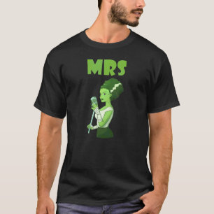 Braut des Frankenstein Halloween-Paar T-Shirt