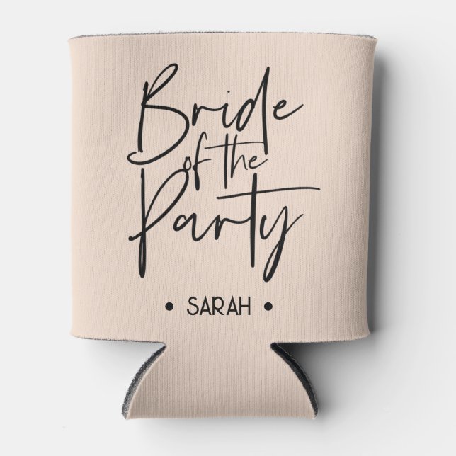 Braut des Party Can Cooler für Bachelorette Dosenkühler (Vorderseite)