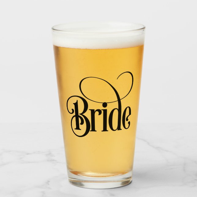 Braut (Design 3) Glas (Vorne (Gefüllt))