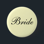 Braut-Elfenbein-Knopf Button<br><div class="desc">Braut-Elfenbein-Knopf</div>