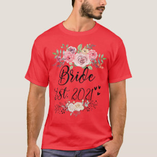 Braut Est 2022 Hochzeit Junggesellinnenabschied  T-Shirt