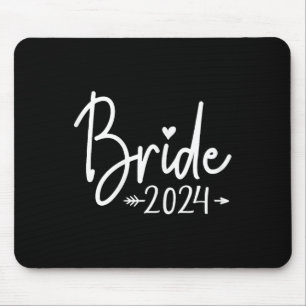 Braut Est. 2024 Verheiratet Hochzeit Brautparty Ju Mousepad