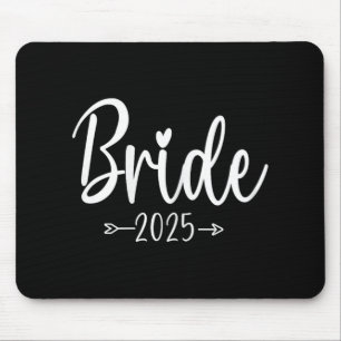 Braut Est 2025 Hochzeit Brautparty Junggesellinnen Mousepad