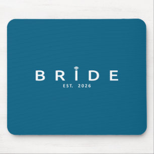 Braut est 2026 Hochzeit Brautparty Junggesellinnen Mousepad