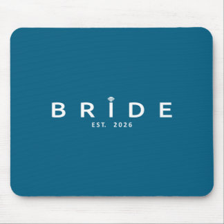 Braut est 2026 Hochzeit Brautparty Junggesellinnen Mousepad