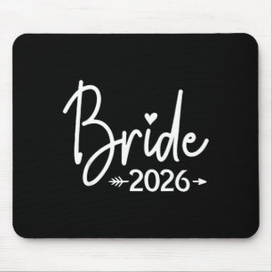 Braut est 2026 verheiratet Hochzeit Brautparty Mousepad