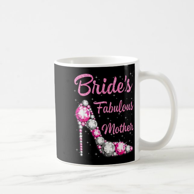 Braut fantastische Mutter glückliche Hochzeit heir Kaffeetasse (Rechts)