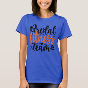 Braut-Fitness-Team Damen Hochzeit T-Shirt