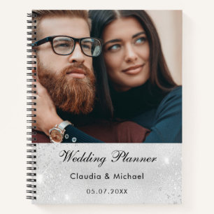 Braut-Foto für Hochzeitsstipendiaten Notizbuch