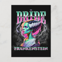 Braut Frankenstein Bootleg Style Postkarte