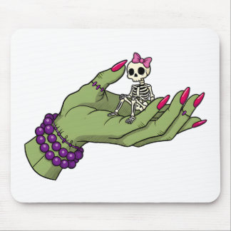 Braut Frankenstein Hand mit Skeleton Bow | Got Mousepad