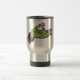 Braut Frankenstein Hand mit Skeleton Bow | Got Reisebecher