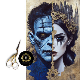 Braut Frankensteins Dekoupage Tissue Paper Seidenpapier