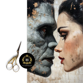 Braut Frankensteins Dekoupage Tissue Paper Seidenpapier