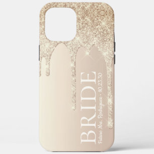 Braut Future Mrs Gold Glitter Drip Case-Mate iPhon iPhone Hülle