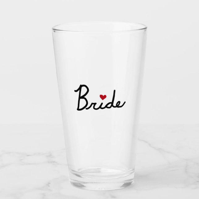 Braut Glas (Vorderseite)