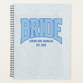Braut Glitter-Hochzeitsplaner-Organizer Planer