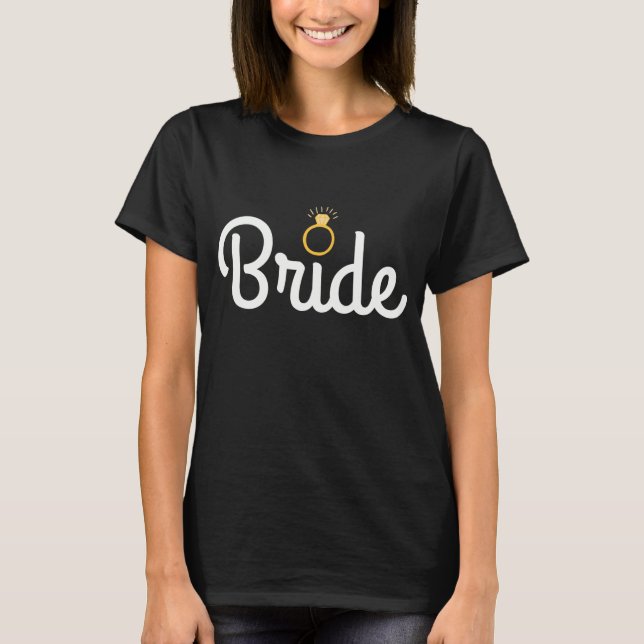 Braut, GoldBling T-Shirt (Vorderseite)