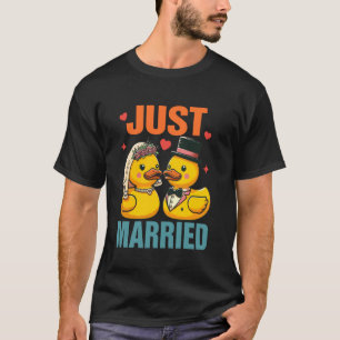 Braut & Groom Hochzeitskautschuklateken, nur m T-Shirt