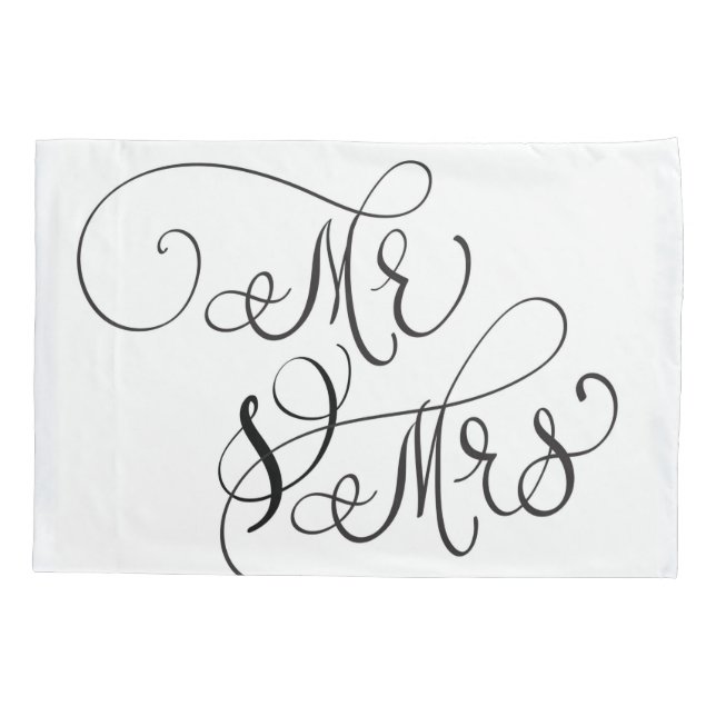 Braut & Groom Kissenbezug (Rückseite)