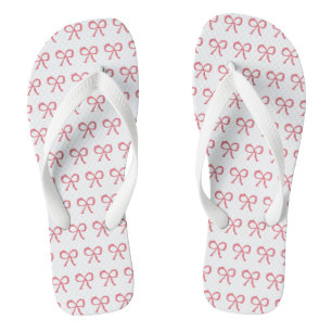 Braut Hochzeit Flitterwochen Rosa Bow Flip Flops