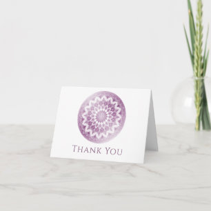 Braut Hochzeit Mandala mit Spitze Dankeskarte