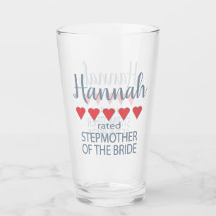Braut & Hochzeitsgesellschaft 5-Herzen-Stiefmutter Glas