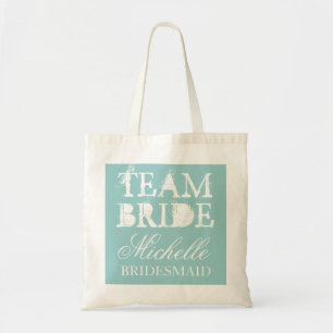 Braut Hochzeitstasche im Vintage Stil Türkisblau Tragetasche