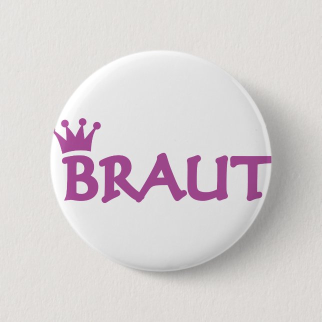 Braut Ikone Button (Vorderseite)