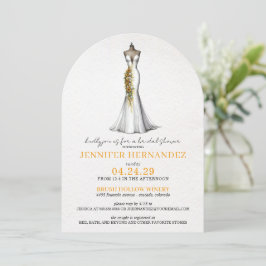 Braut in Bloom Sunflowers Brautparty Einladung