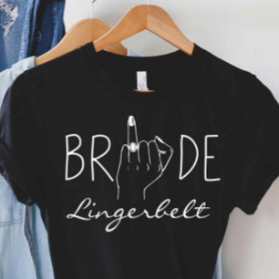 Braut in spe Geschenk Junggesellinnenabschied Ring T-Shirt