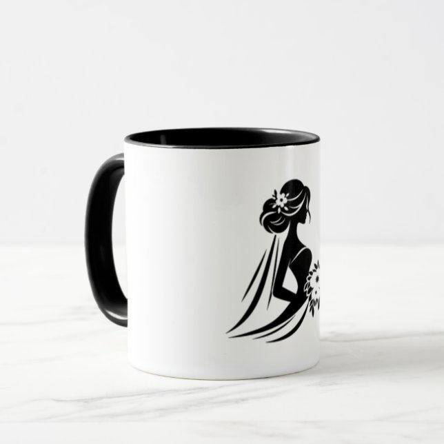 Braut-in-Werden-Tasse Tasse (Vorderseite Links)